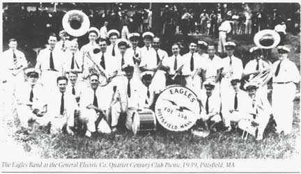 The Eagles Band circa 1939. [Photo via Discover Pittsfield]
