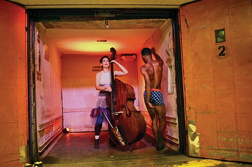 Rogue Angel Theatre, founded and directed by Pooja Ru Prema, focuses on a tradition brought from south India. Photo by Lisa Vollmer